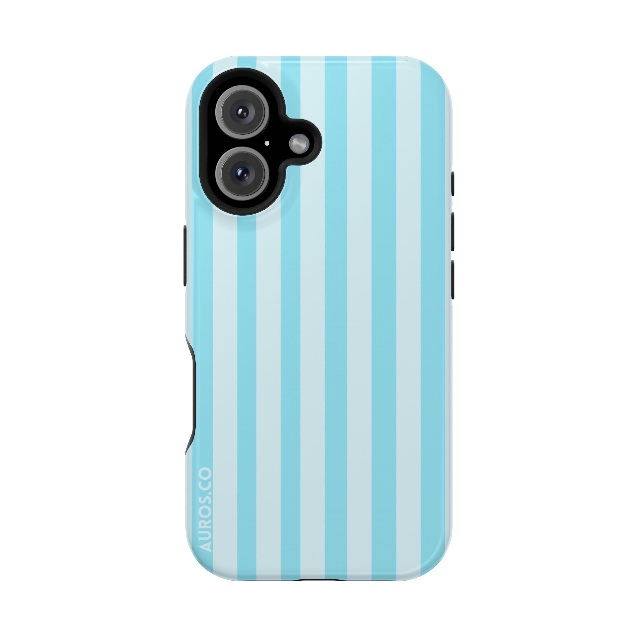 Aqua Tide Stripe MagSafe Case